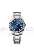 (ON SALE) ROLEX DATEJUST 41MM *OYSTER STEEL & WHITE GOLD* (DECEMBER 2025 - ALL NEW BRIGHT BLUE DIAL