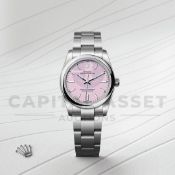 ROLEX OYSTER PERPETUAL *NOVEMBER 2025 - ALL NEW / UNWORN* CANDY PINK DIAL - OYSTER STEEL *WOW*