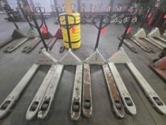 Lot of (4) Assorted Pallet Jacks
