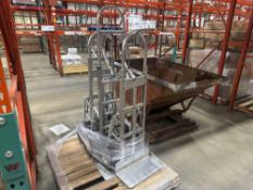 Lot of (3) Aluminum Dollies