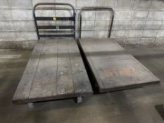 Lot of (2) Transport Carts