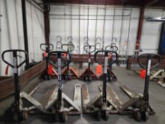 Lot of (4) Assorted Pallet Jacks