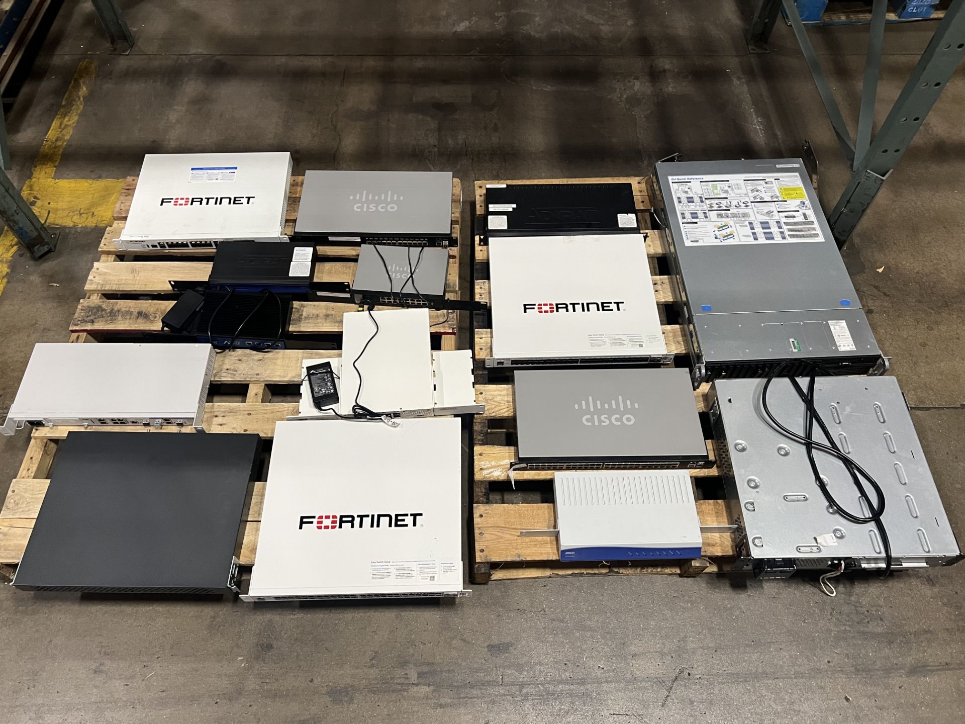 Lot of Cisco & Fortinet IT Equipment , Including (3) Fortinet ...