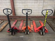 Lot of (3) Assorted Pallet Jacks