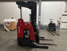 2018 Raymond Electric Stand Up Reach Truck, Model 730-R45TT