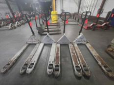 Lot of (4) Assorted Pallet Jacks