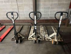 Lot of (3) Assorted Pallet Jacks