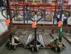 Lot of (3) Assorted Pallet Jacks