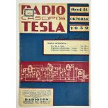 Nikola Tesla - Hand Signed Vintage Radio Cover