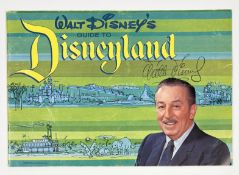 Walt Disney, Disneyland Guide Book, c.1960s, Hand-Signed