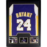 Kobe Bryant - Hand Signed Lakers Jersey