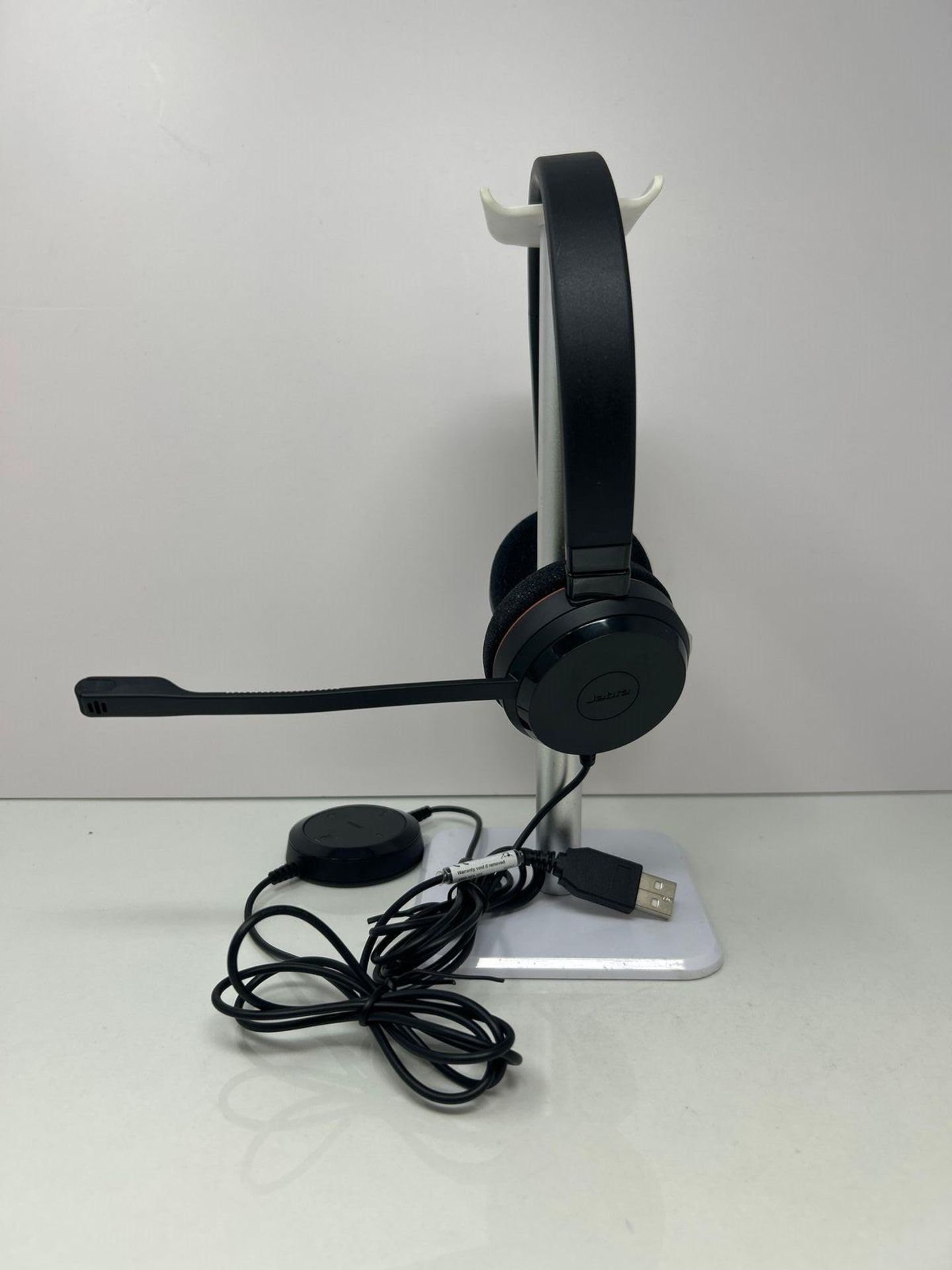 Jabra Evolve 20 Stereo Headset – Microsoft Certified Headphones for VoIP Softphone with Passive Noi - Image 3 of 4