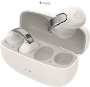 RRP £127.37 - JVC HA-NP1T-W Wireless Open Ear Headphones, Up to 24h Battery, Lightweight, Waterproo