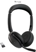 RRP £194.98 - Jabra Evolve2 65 Flex - Wireless Stereo Headset with Bluetooth, Noise-cancelling Jabr