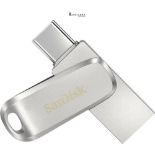 SanDisk Ultra Dual Drive Luxe USB Type-C Flash Drive 256GB (Memory stick up to 400 MB/s speeds, Rev