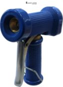 Heavy Duty Jaymac Water Wash Down Gun, 1/2" BSP Inlet - Blue Rubber Cover, 'Dinga' Style