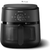 RRP £86.22 - Philips Airfryer 2000 Series 6.2L - 1700W Power, Cooking Window, RapidAir Technology,