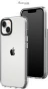 RHINOSHIELD Crystal Clear Case Compatible with [iPhone 13/14] | Advanced Yellowing Resistance, High