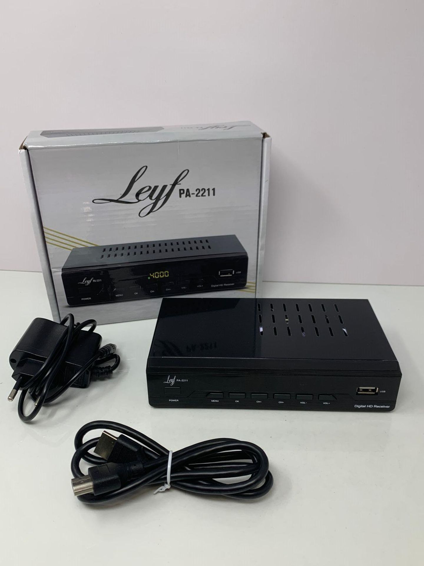 LEYF PA-2211 Décodeur TNT, Full HD 1080p, Chaînes gratuites, DVB T2