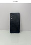 Black Rock - Thin carbon case suitable for Samsung Galaxy S23 Plus 5G I mobile phone case, ultra th