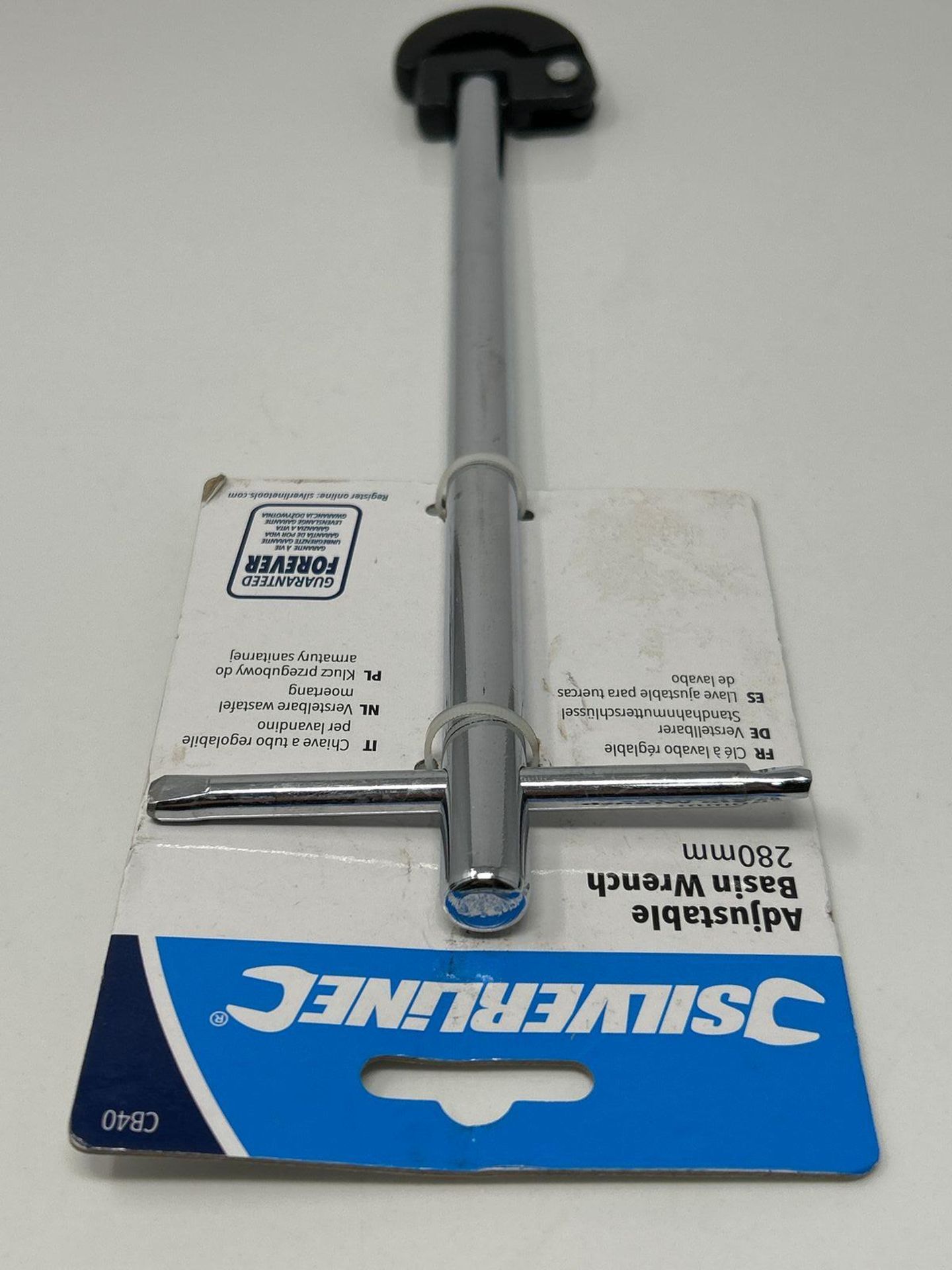 Silverline CB40 Adjustable Basin Wrench, 280 mm - Image 4 of 4