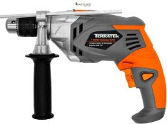 Terratek Corded Hammer Drill 1050W Variable Speed 0-3100RPM, 2 in 1 Hammer Drill & Electric Drill F