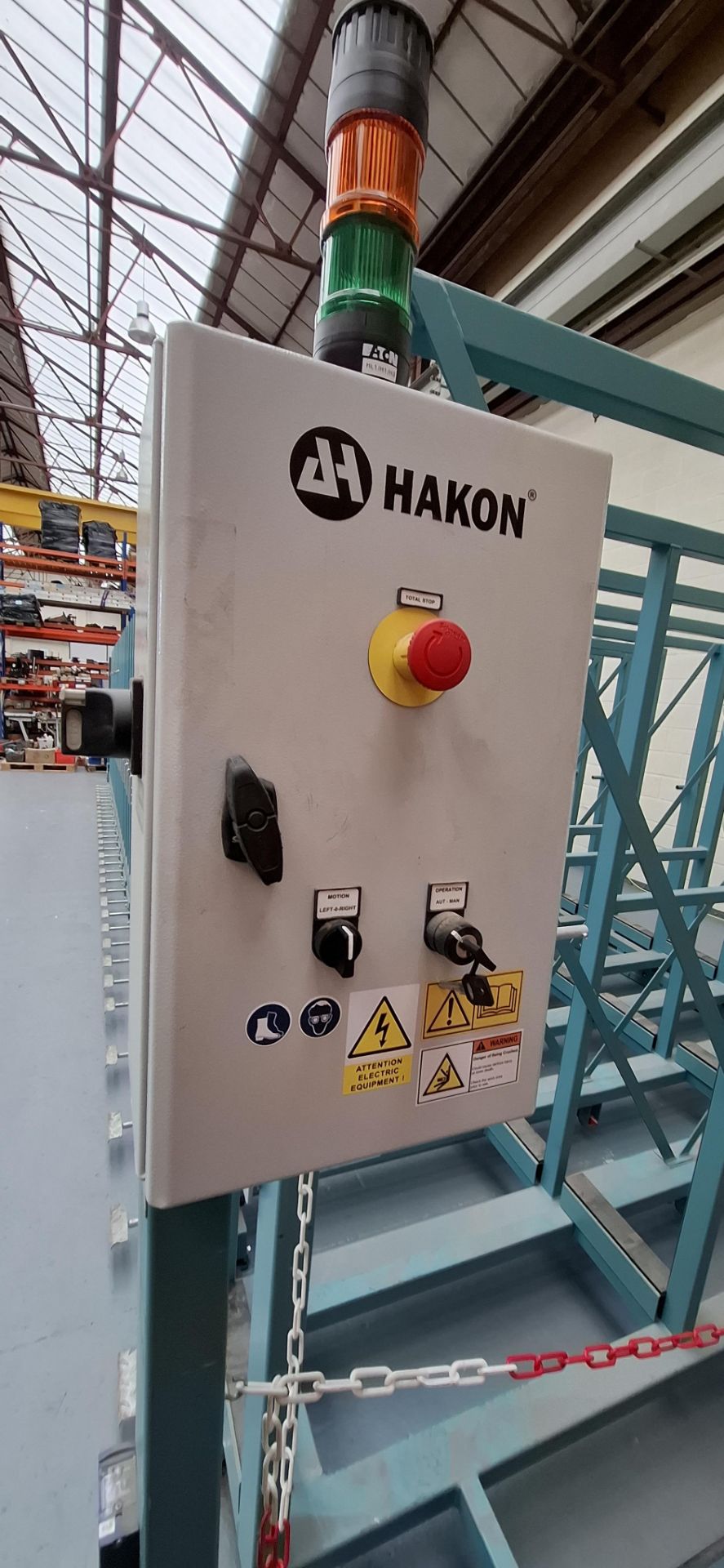 HAKON MOTORISED FRAME GLASS STORAGE RACK TYPE: SK 1S175-IEC80-80LP/4 TF ...