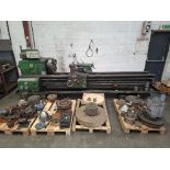 DEMOOR LATHE WITH ASSOCIATED TOOLING NO IDENTIFIABLE MANUFACTURERS PLATE