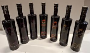 7 X BRAND NEW MIXED JATT LIFE VODKA LOT TO INCLUDE ORANGE AND PINEAPPLE AND FRENCH GRAIN AND FORREST