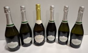 6 X PIECE BRAND NEW MIXED LOT TO INCLUDE 5 X IL MOSSIERE PROSECCO ITALIA 75CL - 1 X PROSPERO BRUT