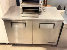 True 2 Door Undercounter Refrigerator