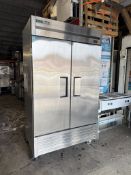 True Model T-43-HC 2 Door Reach in Refrigerator