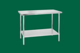 NEW Kintera Model KEWT3096 96" ECONOMY WORK TABLE - NO BACKSPLASH - S/S