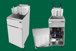 Atosa ATFS-35ES CookRite 35 lb Energy Star Rated Gas Fryer w/ 3 Burners