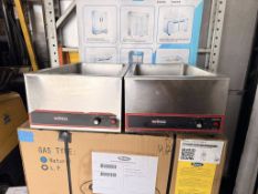 Winco FW-S500 Countertop Food Warmer - Wet w/ (1) Full Size Pan Wells, 120v