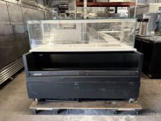 Structural Concepts 66 1/2" Display Case, Dry Top & Refrigerated Grab and Go model :SBZ66320R
