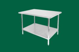 Kintera KHWT2496S Work Table, Stainless Steel Top & Legs, 96" x 24"