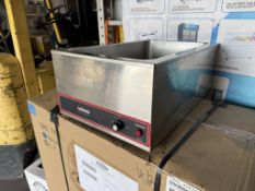 Winco FW-S500 Countertop Food Warmer - Wet w/ (1) Full Size Pan Wells, 120v