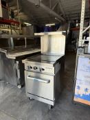 Cookrite by Atosa 24" Gas Griddle w/Half Size Oven Below