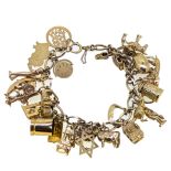 A charm bracelet,