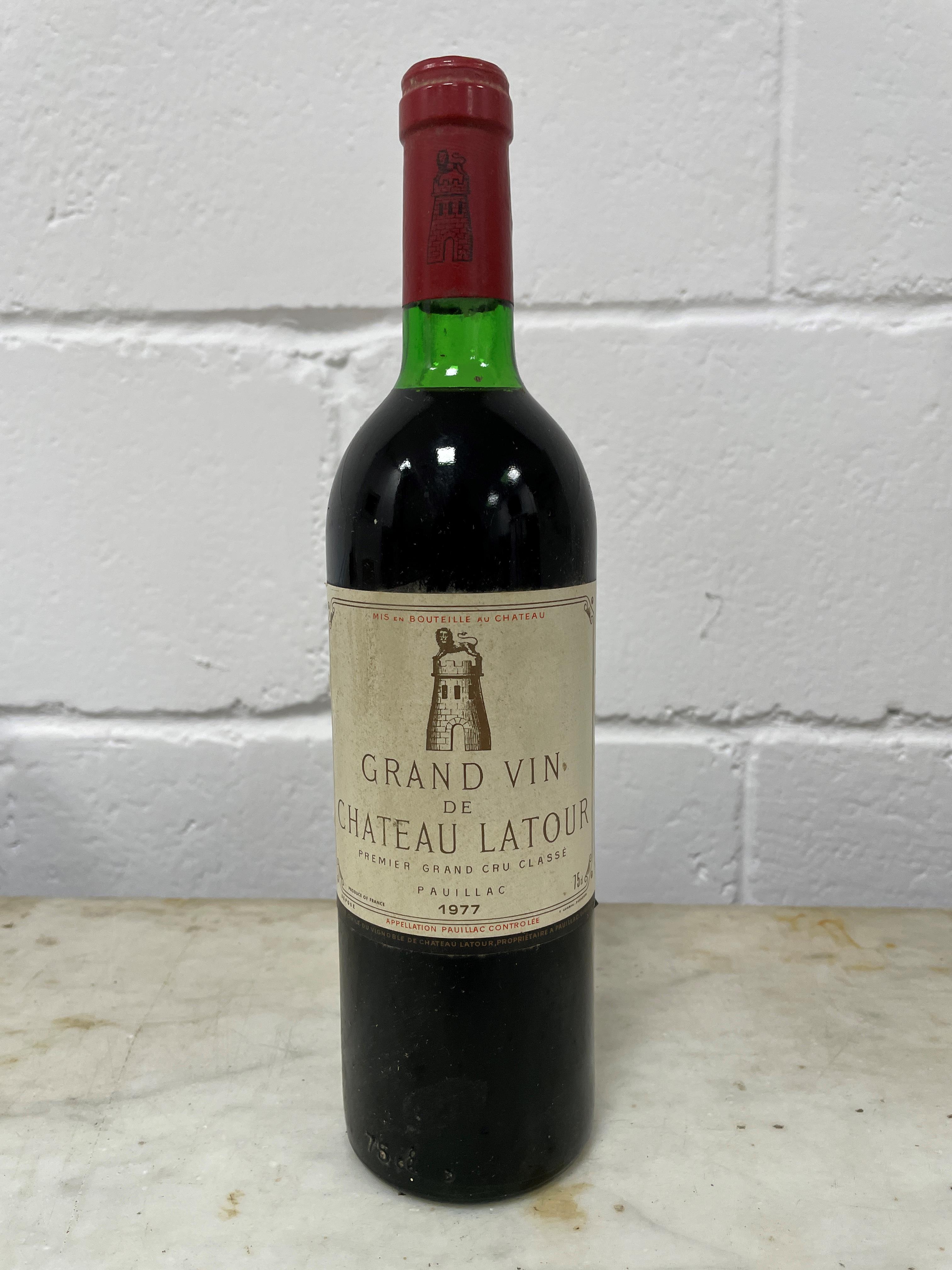 Chateau Latour, Pauillac 1er Cru 1977,