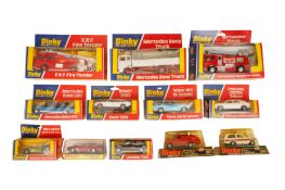 A GROUP OF TWELVE BOXED DINKY,