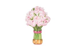 A HALCYON DAYS SILVER MOUNTED FLORAL SEAL OF THE YEAR 2000