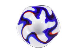 AN EGERMANN STUDIO GLASS BOWL