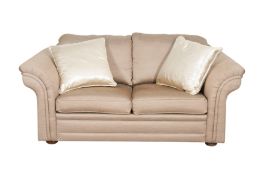 A CONTEMPORARY TWO-SEATER SOFA, POSSIBLY BY JOHN HUTTON INTERNATIONAL