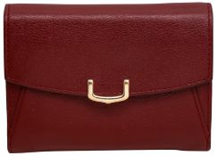 Cartier Burgundy C de Cartier Compact Wallet