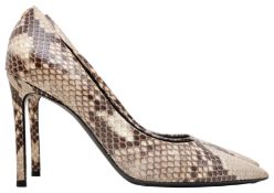 λ Louis Vuitton Brown Python Heeled Pump - Size 39
