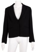 Miu Miu Black Crepe Evening Blazer - Size 44
