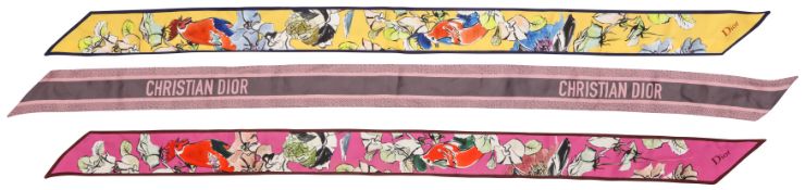 Christian Dior Silk Mitzah Scaves