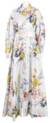 Ralph & Russo Floral Print Voluminous Maxi Dress - Size 40